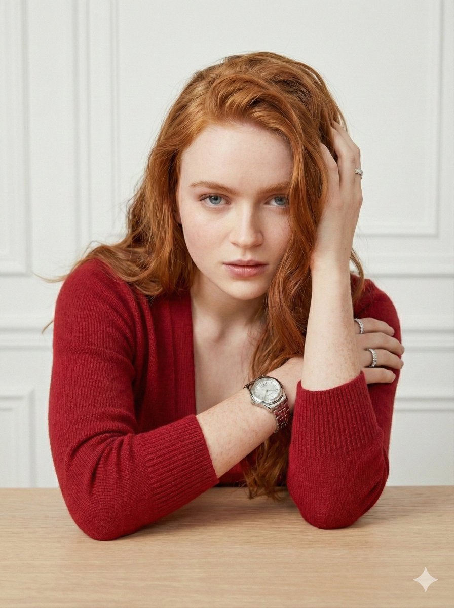 Sadie Sink Editorial Portrait Prompt