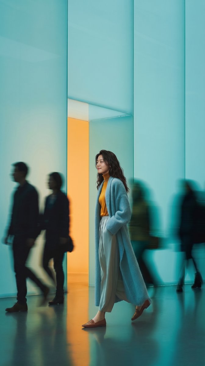 Modern Hallway Fashion Photography