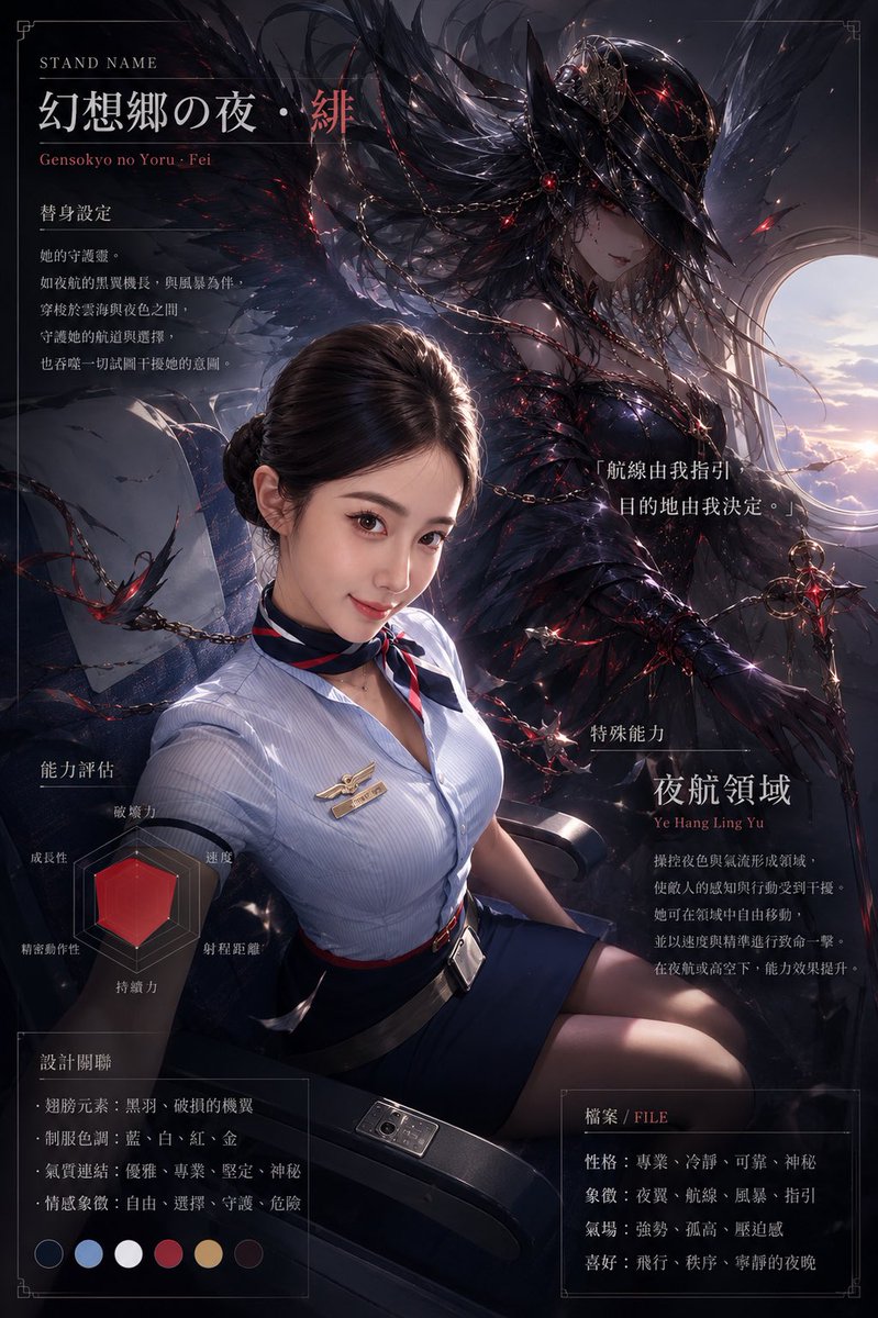 女性电影感动漫暗黑夜景优雅