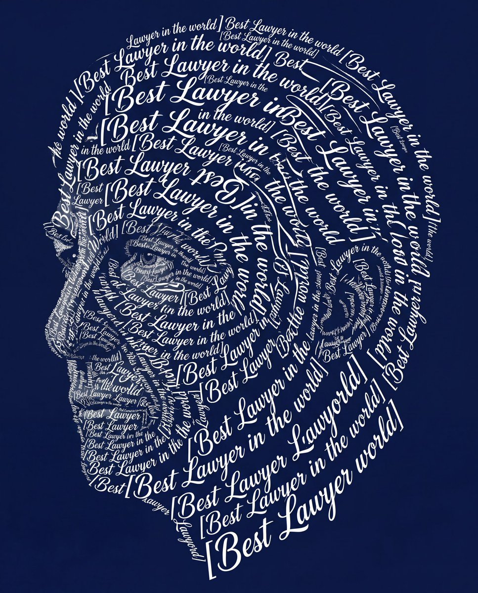 Typographic Art Portrait