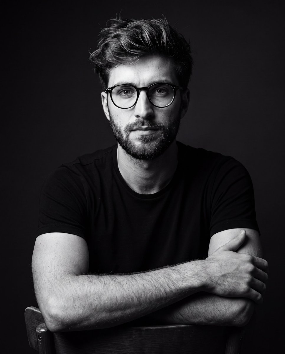 Cinematic Male Studio Portrait
