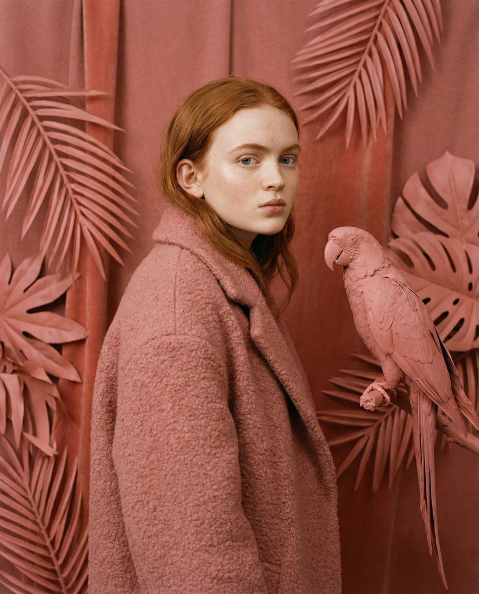 Avant-Garde Editorial Velvet Portrait