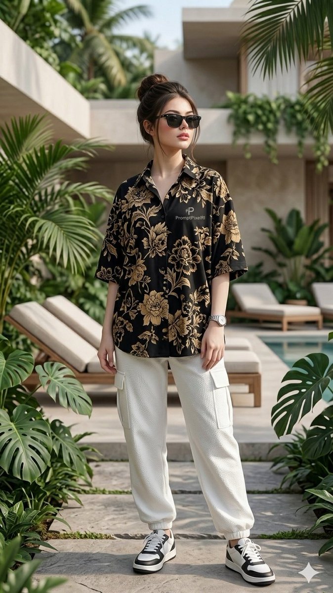 Luxury Resort Fashion Portrait