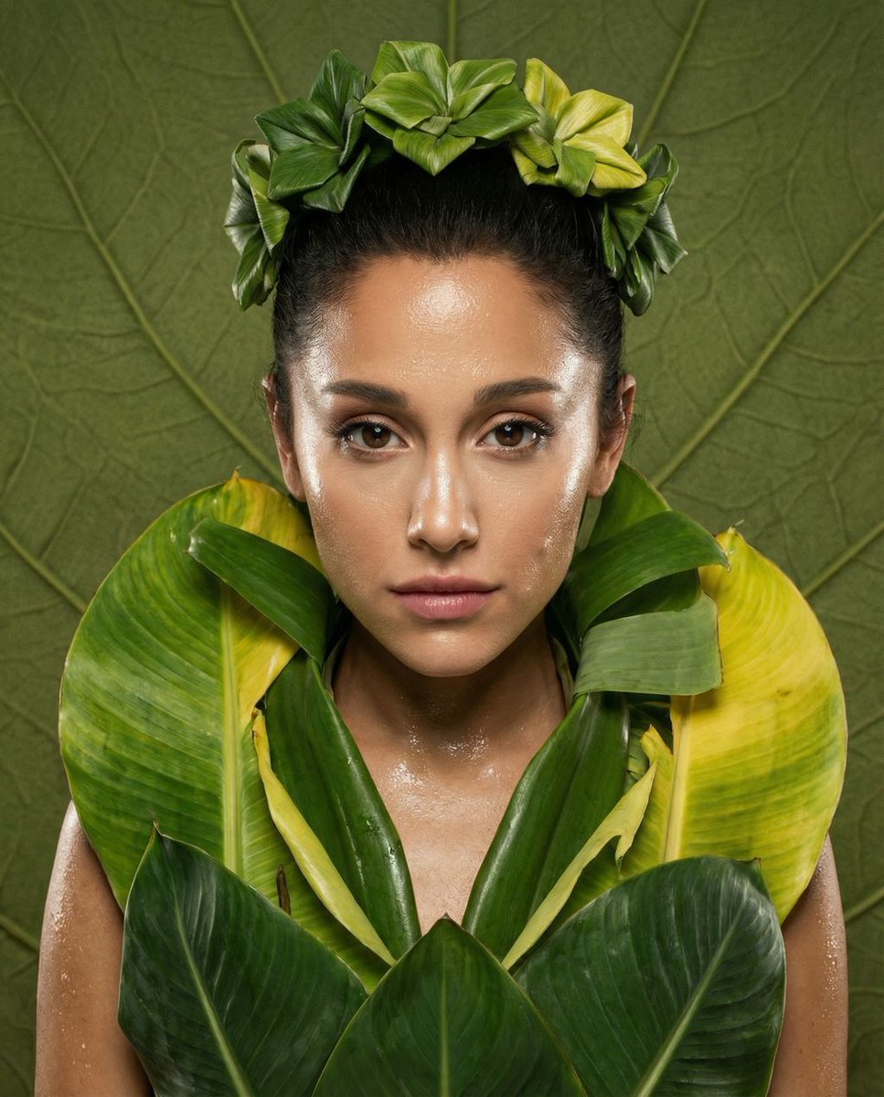 Chlorophyll Avant-Garde Editorial Portrait