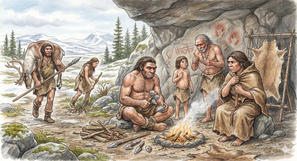 Neanderthal image generation based on expert knowledge