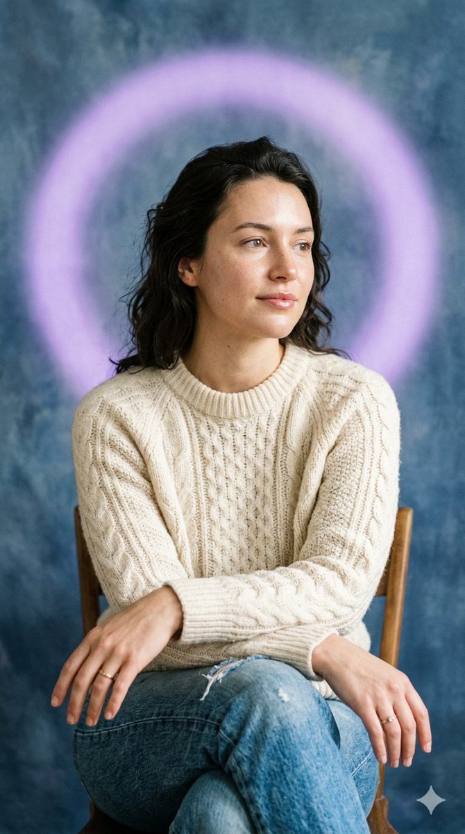 Editorial Introspective Studio Portrait