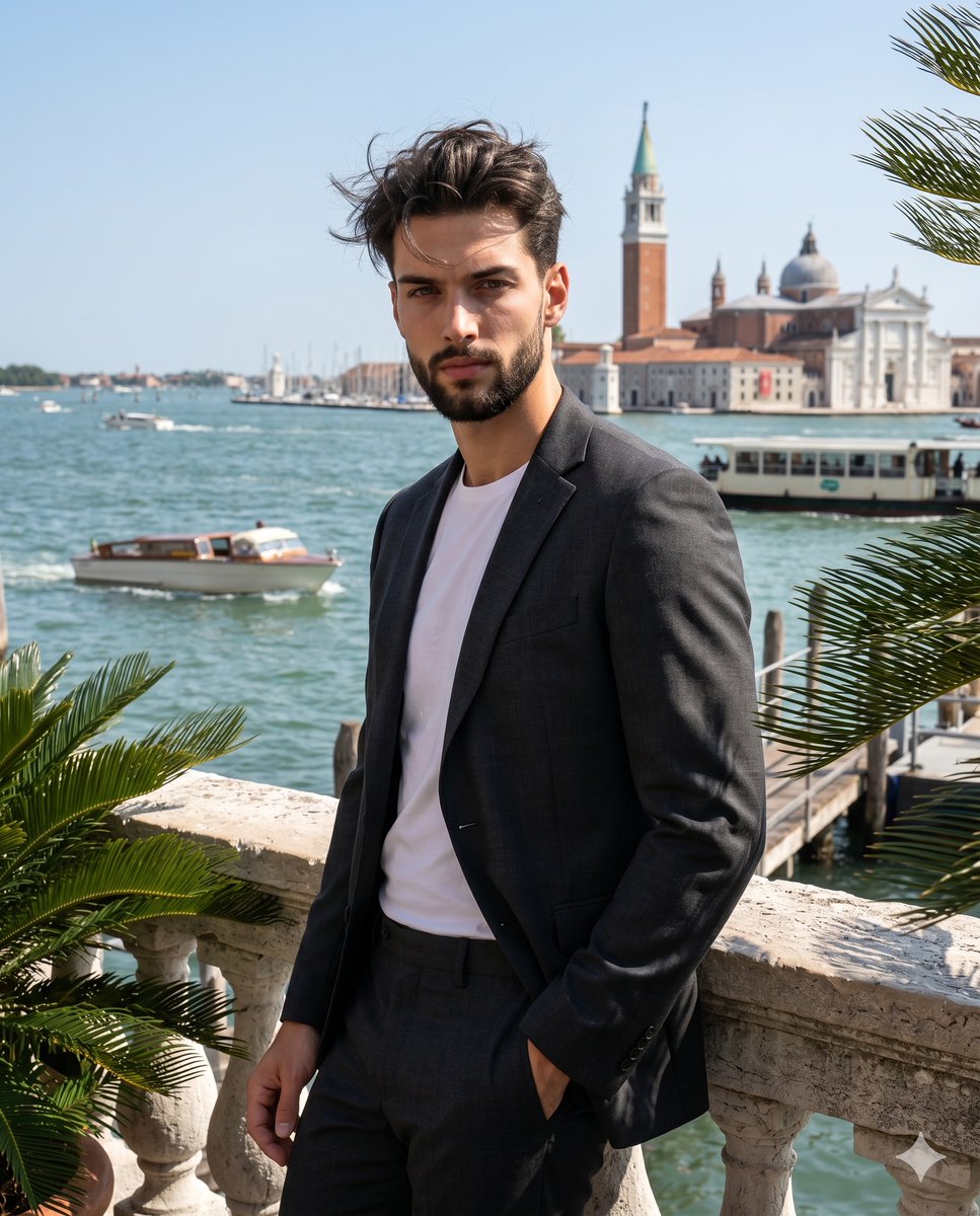 Upscale Mediterranean Travel Menswear Photography