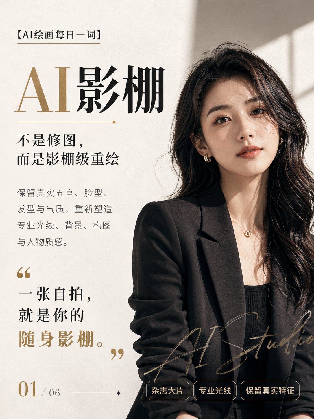 一张光线昏暗、背景杂乱、甚至有点邋遢的自拍,为什么能秒变杂志大片?