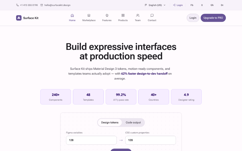 Material Style Design Skill (DESIGN.md + SKILL.md)