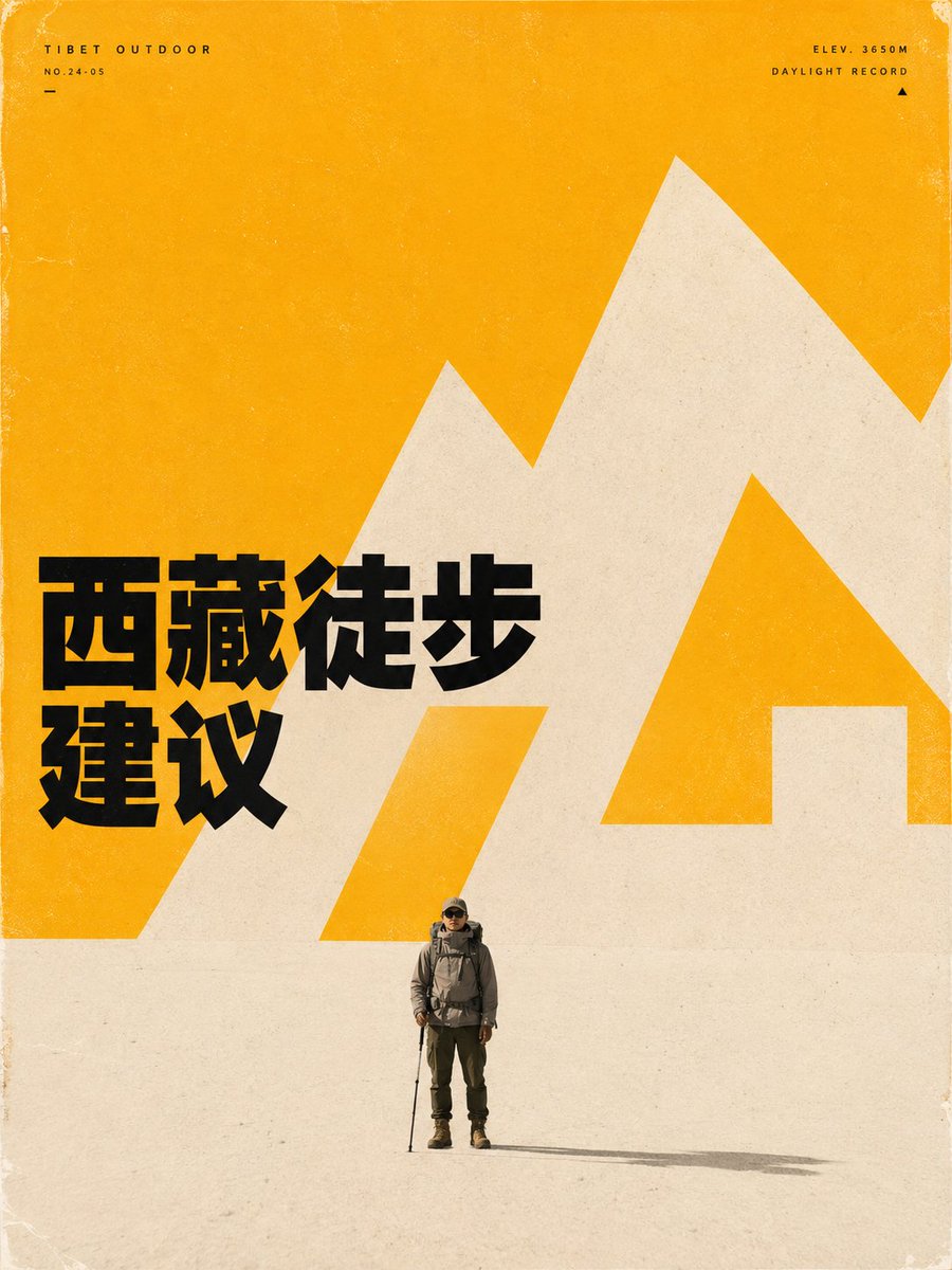 极简西藏徒步封面
