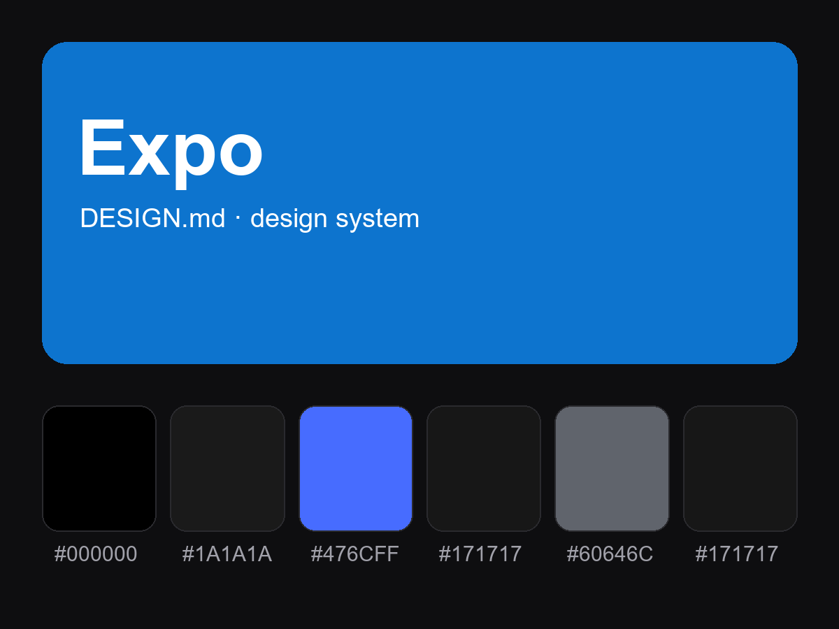Expo Style Design System (DESIGN.md)