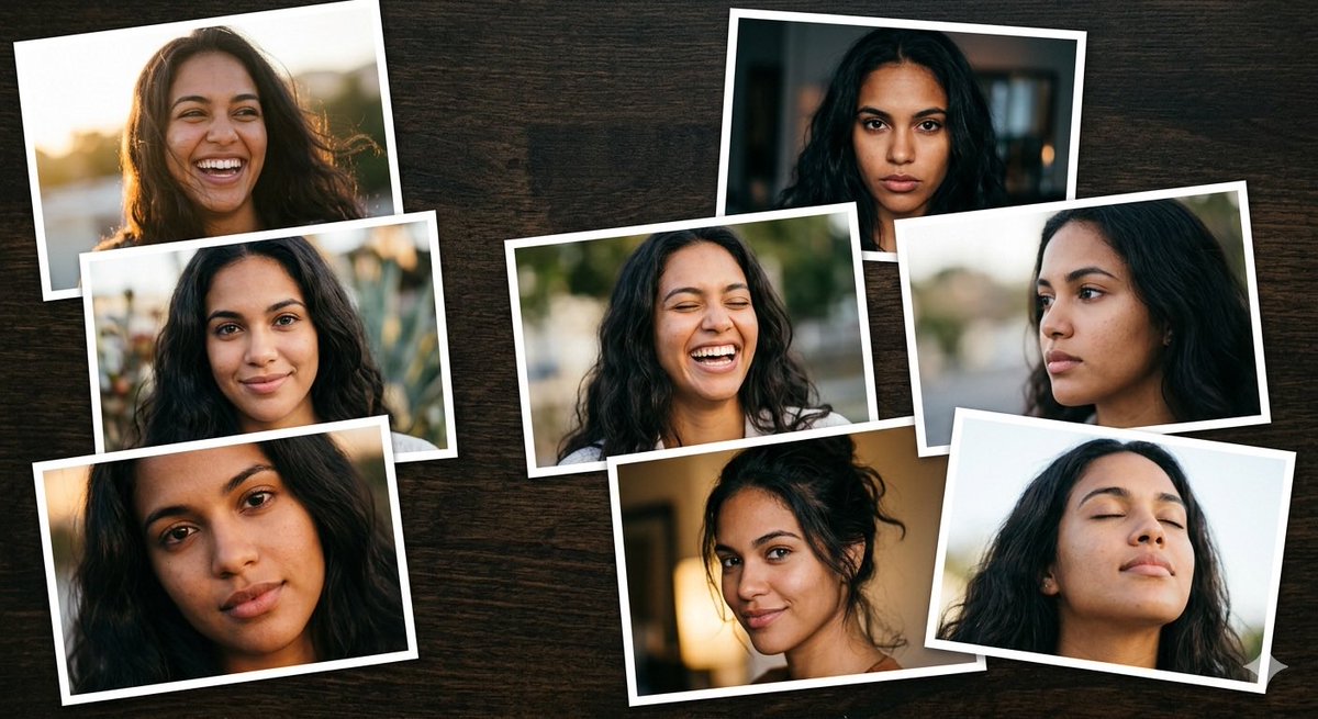 Dominican Woman Portrait Collage Generation Request for Nano Banana Pro