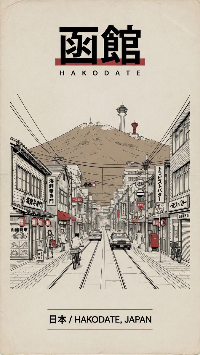 建筑海报写实城市复古