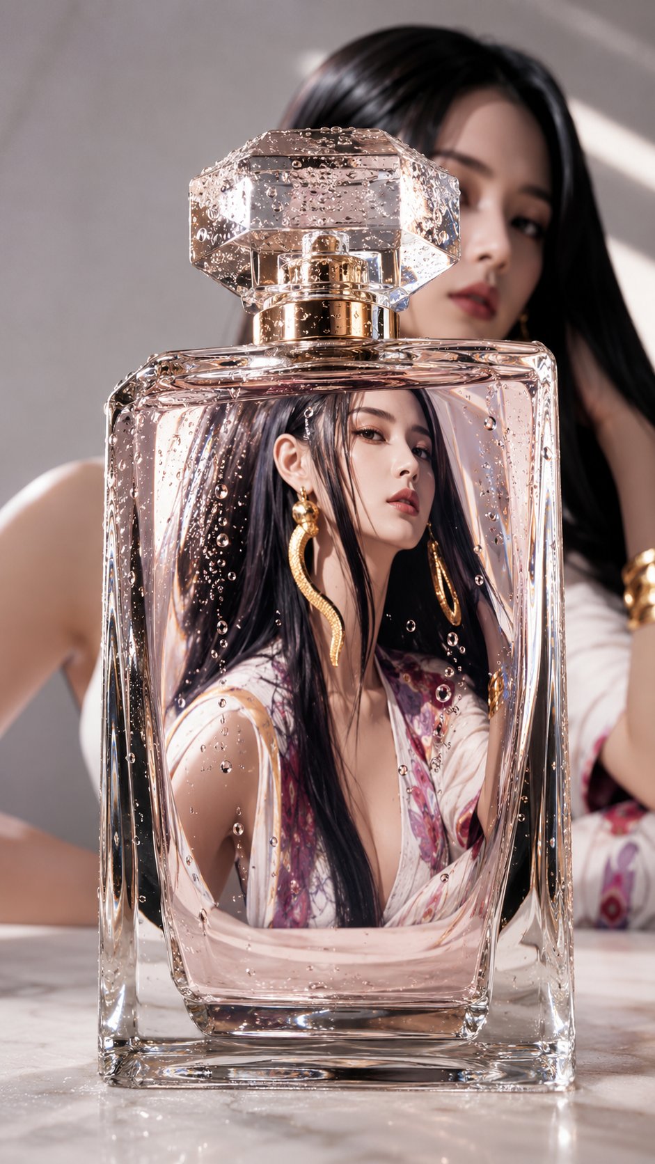 香水瓶产品摄影