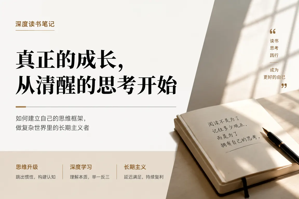公众号封面视觉导演 · 深度长文封面 读书笔记深度文章封面