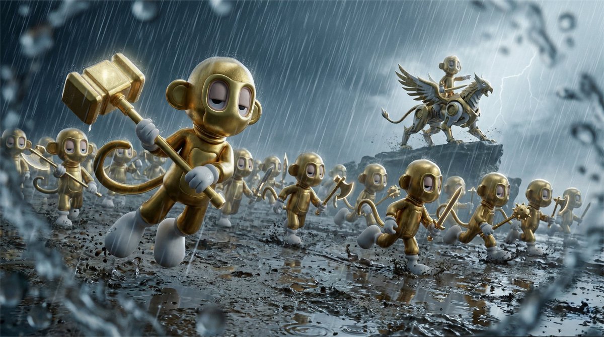 Cinematic Macro Toy Photography of a Charging Army