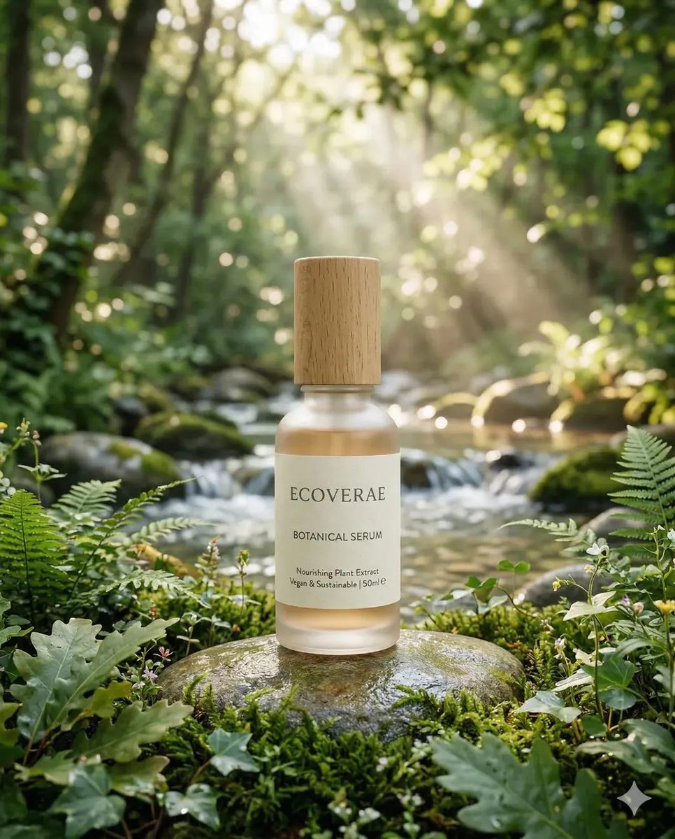 Eco-Friendly Skincare Product Photography