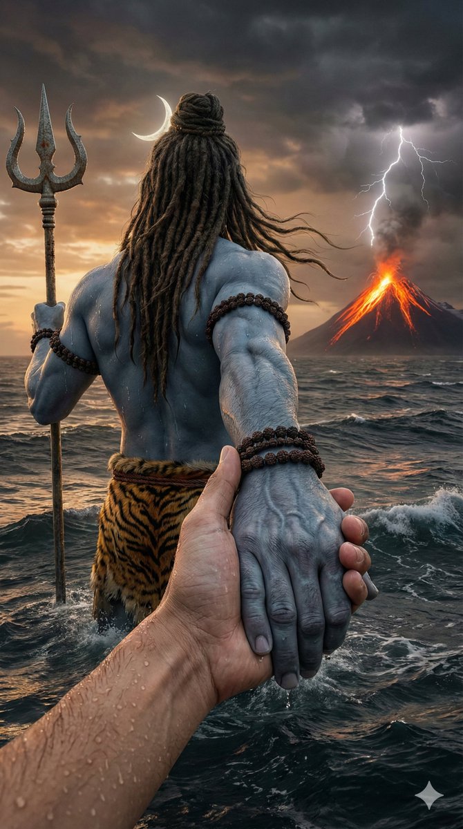 Lord Shiva Hand-Holding Cinematic Scene Prompt