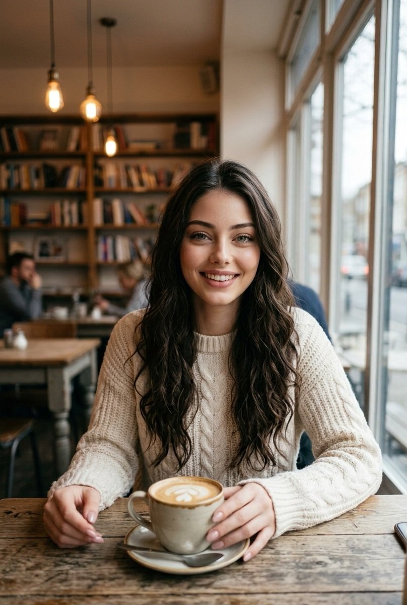 Candid Cafe Portrait