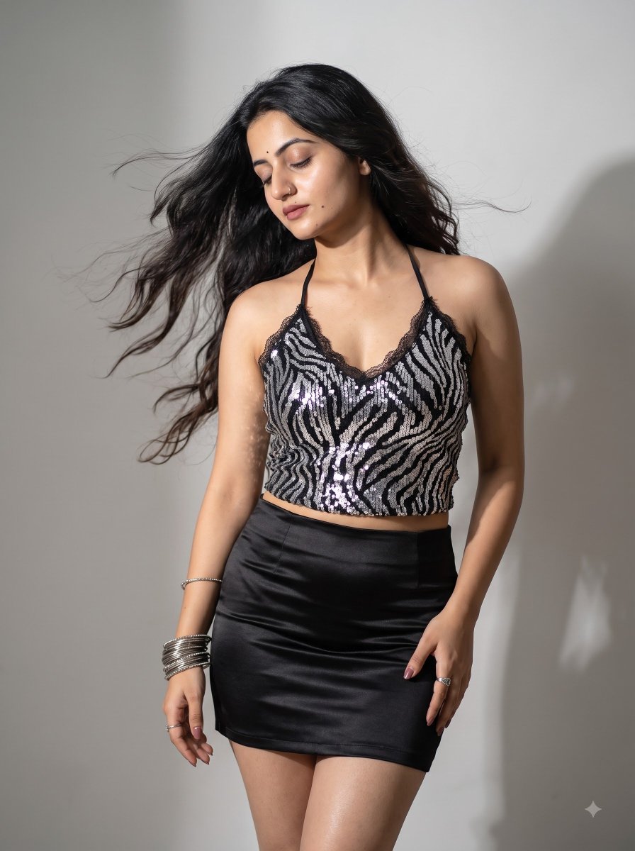 Glamorous Studio Fashion Portrait