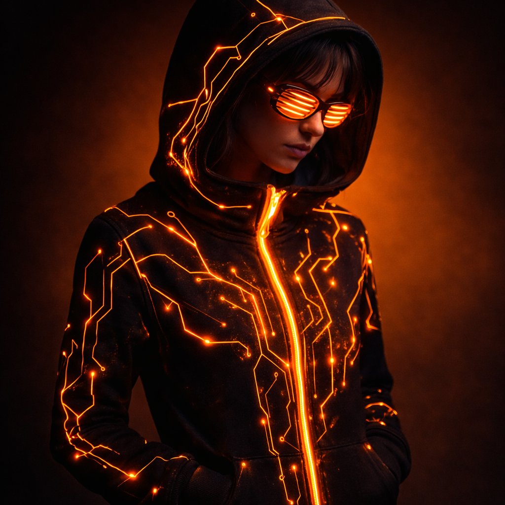 Ultra-Realistic Cyberpunk Studio Portrait