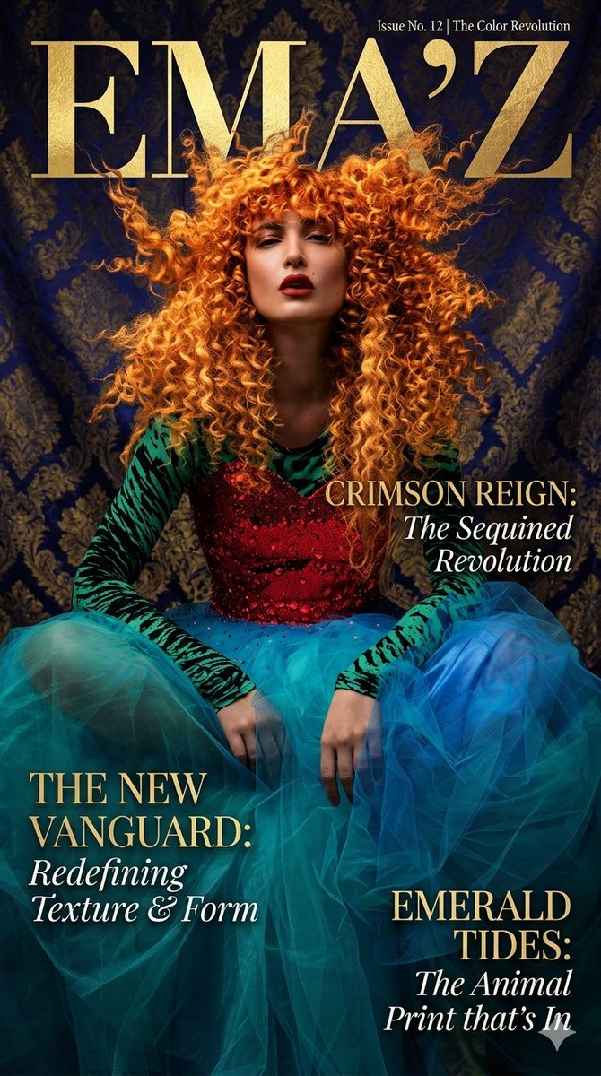 Maximalist Fashion Magazine Cover