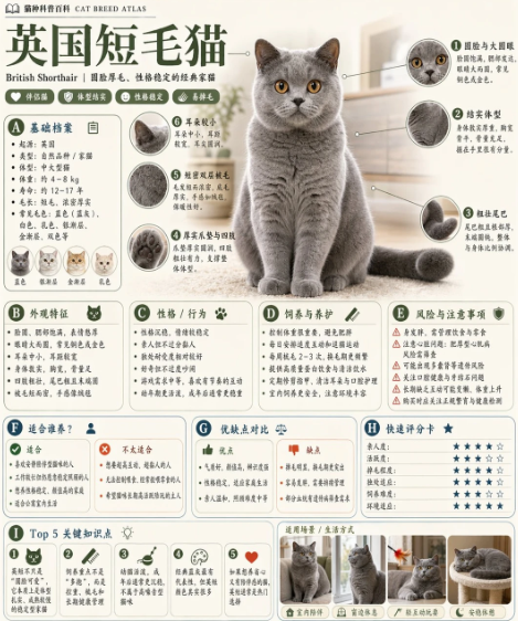猫信息图写实霓虹