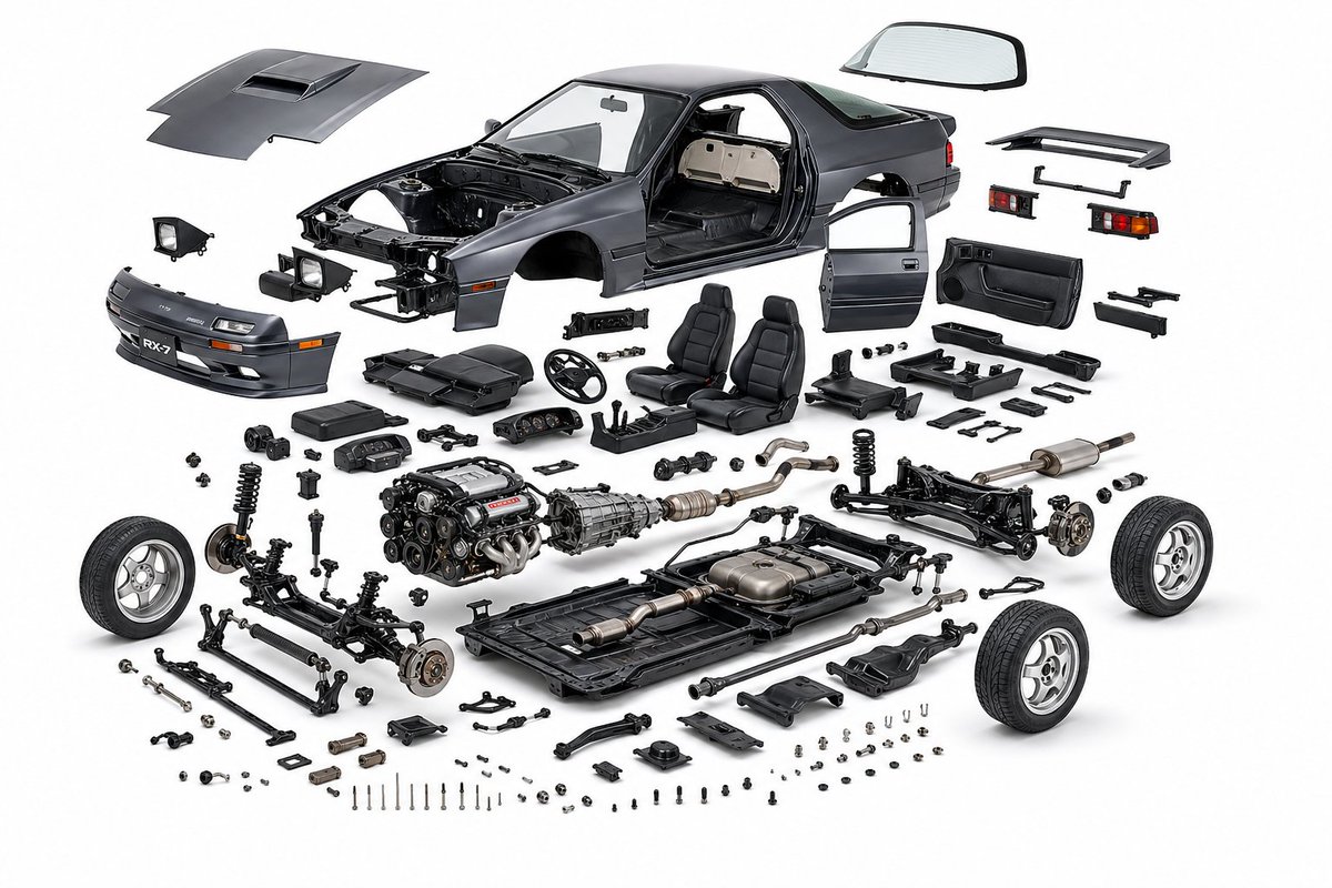 Exploded View Product Diagram Prompt