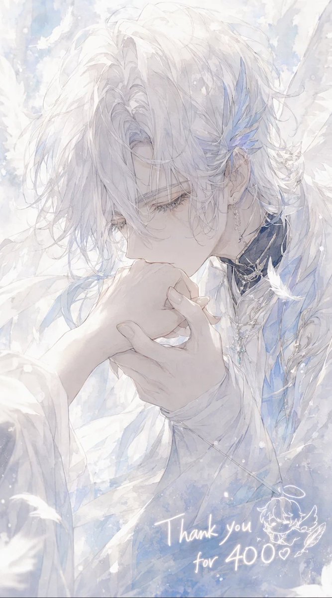 角色动漫插画雪梦幻忧郁