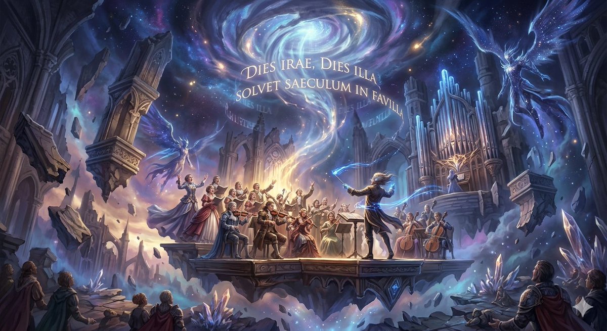 Mozart's Dies Irae Image Generation