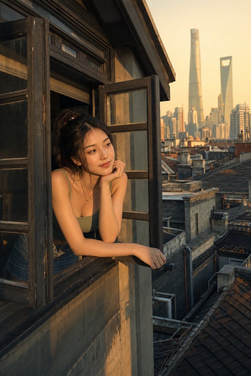女性胶片动漫温暖街头温柔