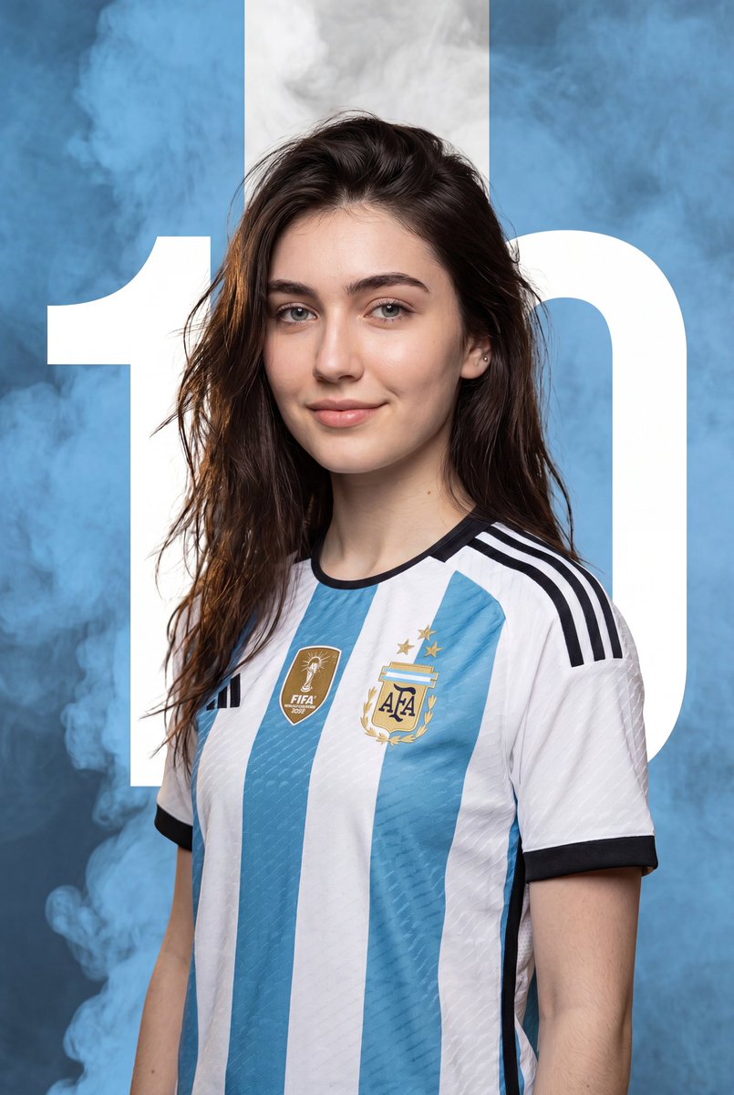 Argentina Number 10 Sports Poster