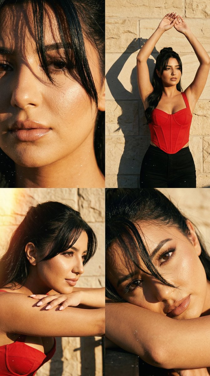 Golden Hour Film Editorial 2x2 Grid