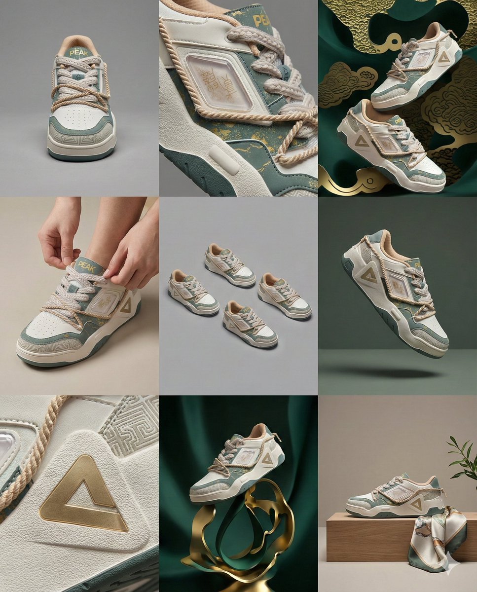 3x3 Visual Storyboard for Product Branding