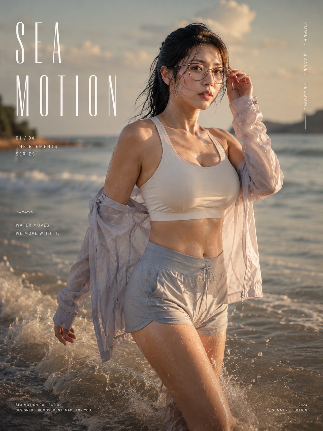 女性海报品牌清晨高级