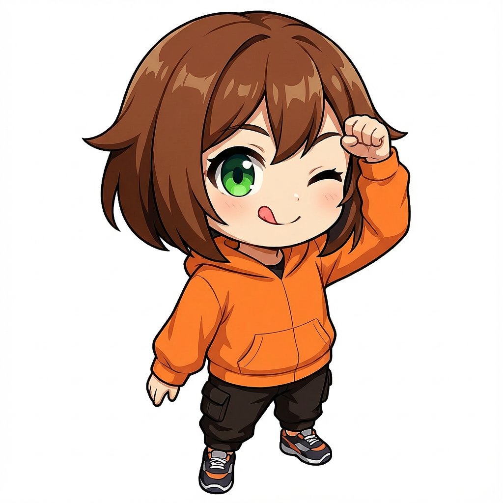 Chibi Character 'Tehepero' Pose Generation Prompt