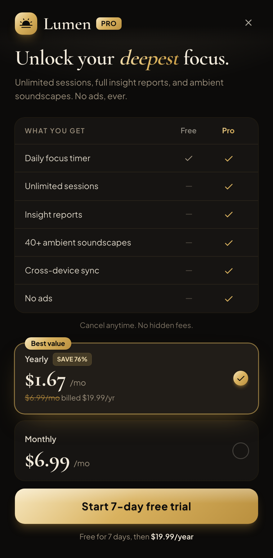 Champagne Noir Paywall