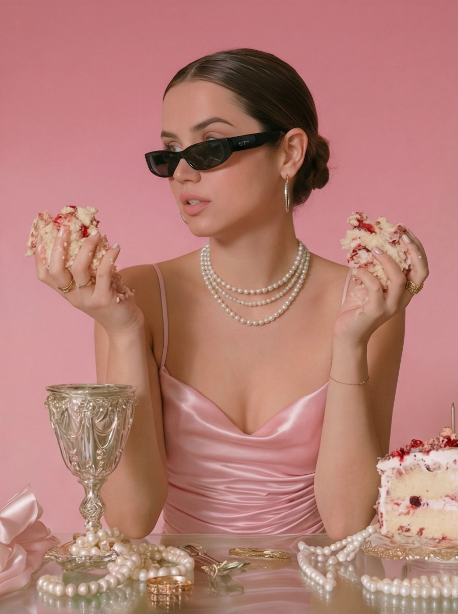 Modern Coquette Glamour Editorial Aesthetic Prompt