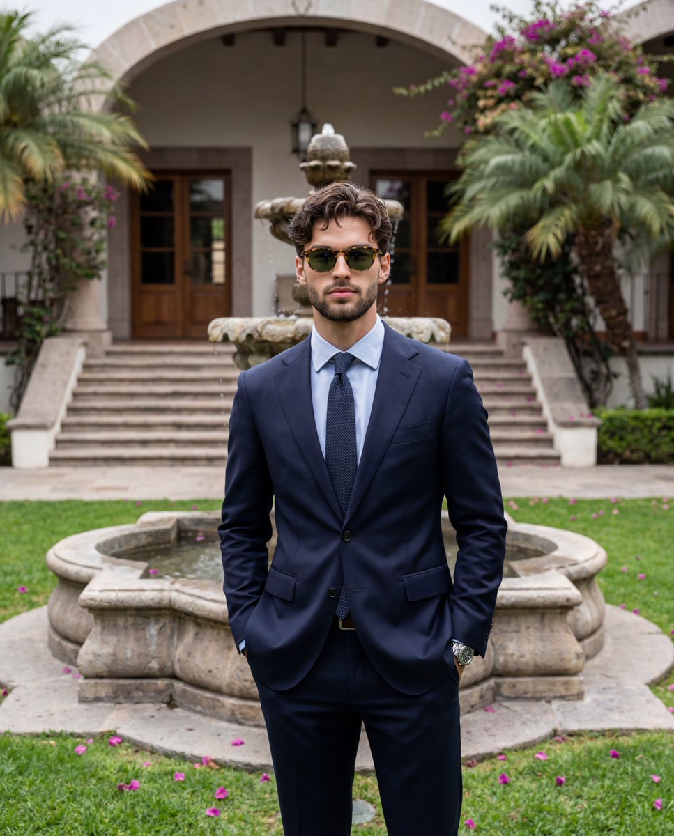 Formal Outdoor Event Portrait
