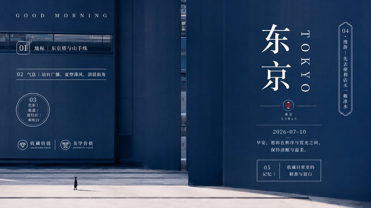 建筑极简海报城市优雅