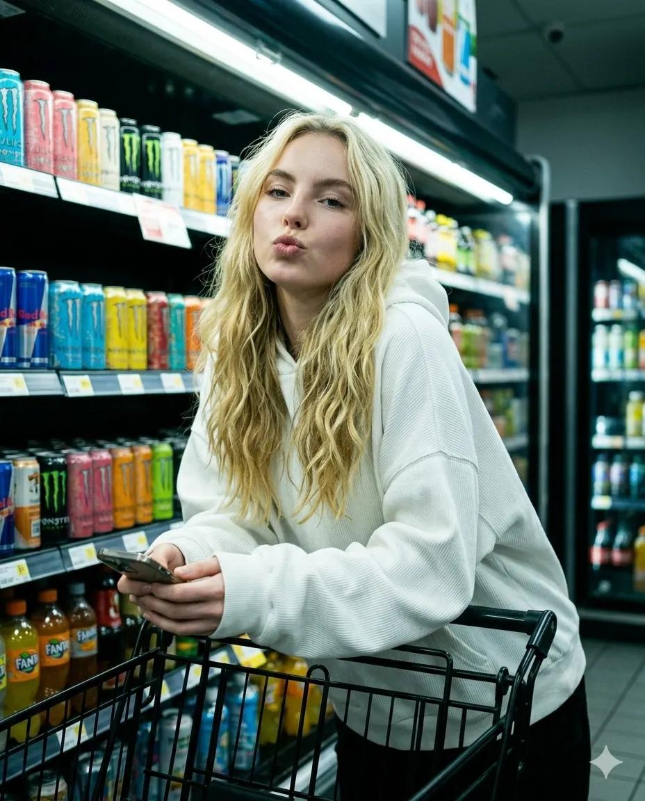 Playful Convenience Store Portrait