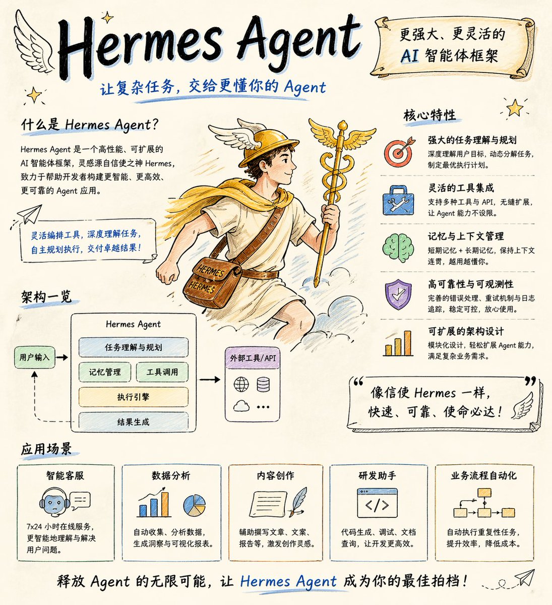 手绘海报