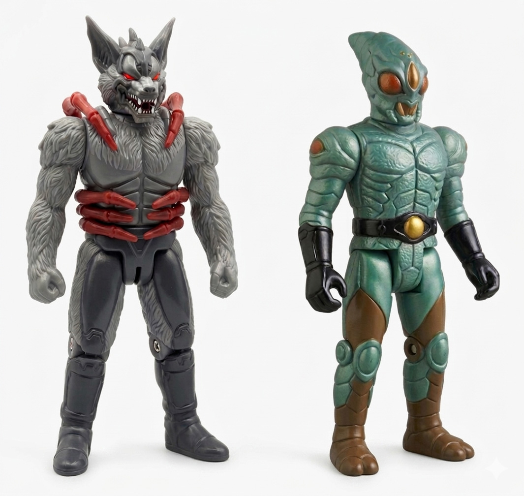 Retro 80s Action Figure Aesthetic