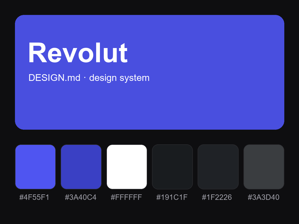 Revolut Style Design System (DESIGN.md)