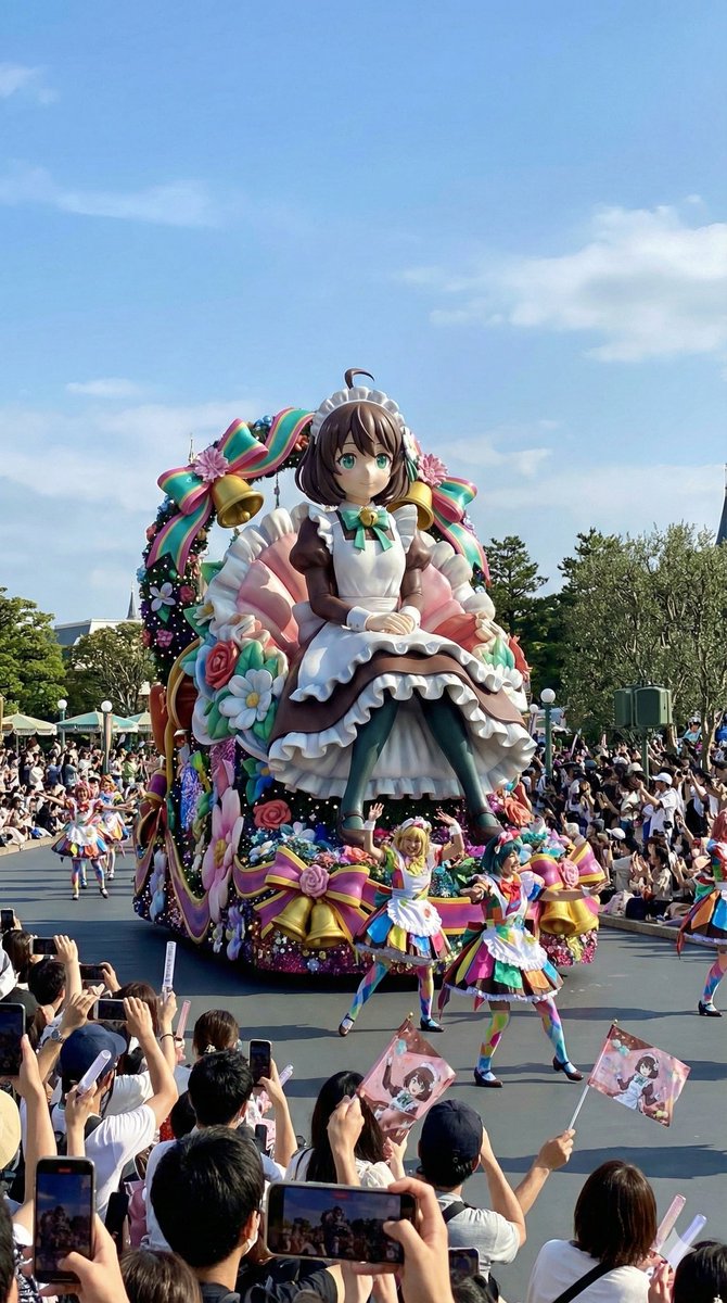 Theme Park Parade Float Generation Prompt for Nano banana Pro