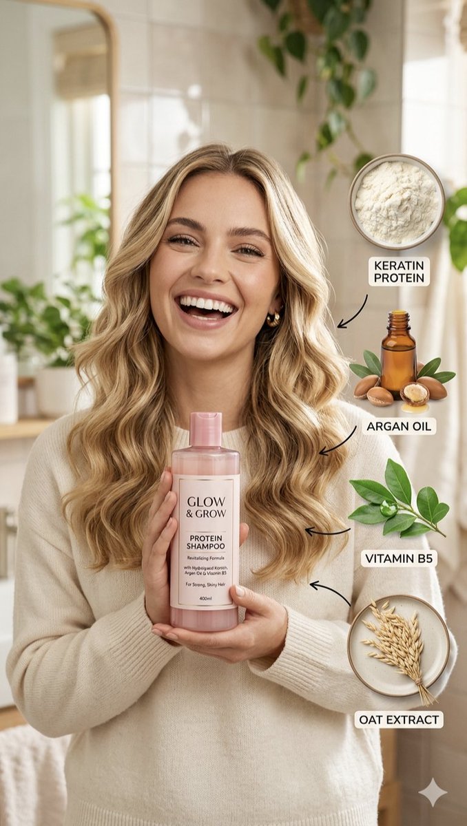 Hair Care Product Infographic