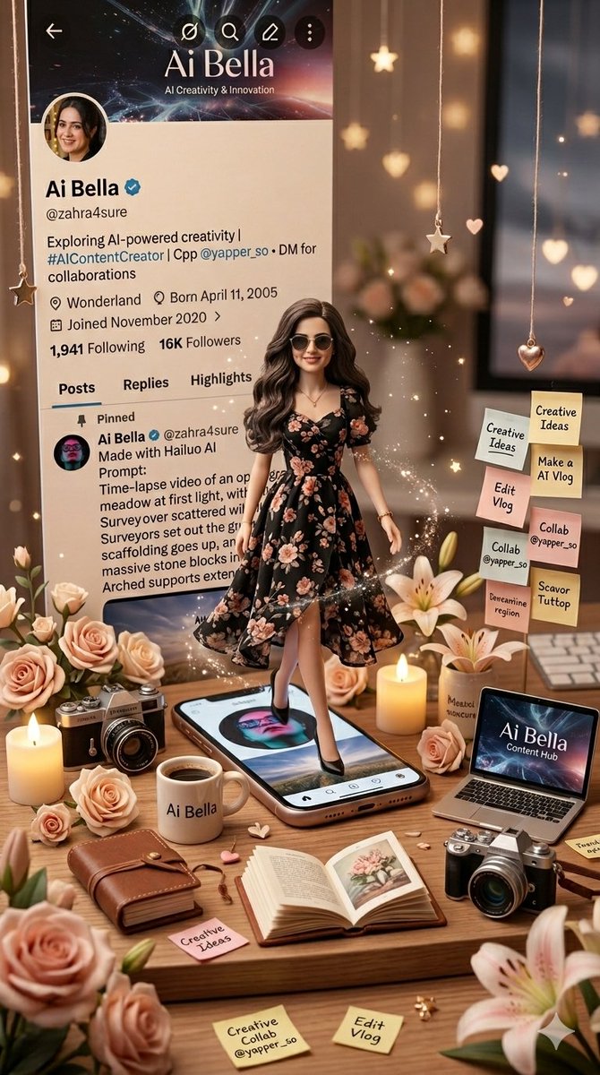3D Miniature Instagram Diorama