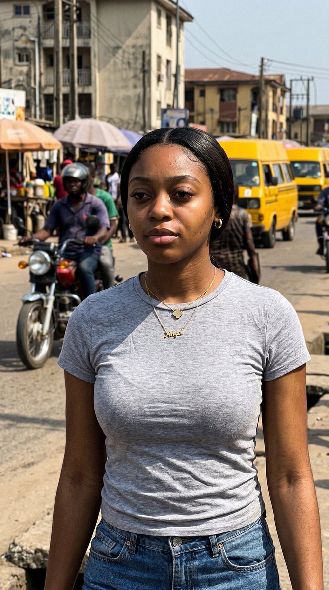 Lagos Street Candid iPhone Shot