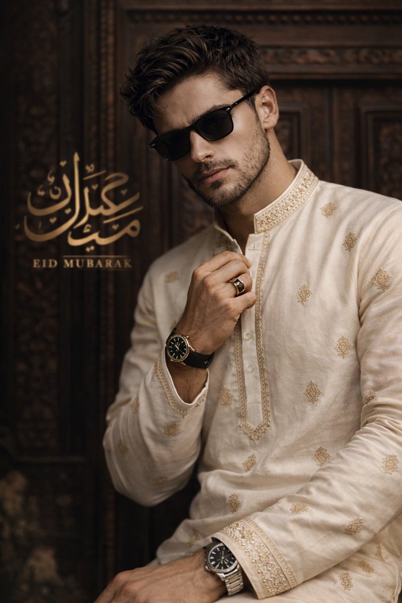 Eid Mubarak Cinematic Fashion Portrait