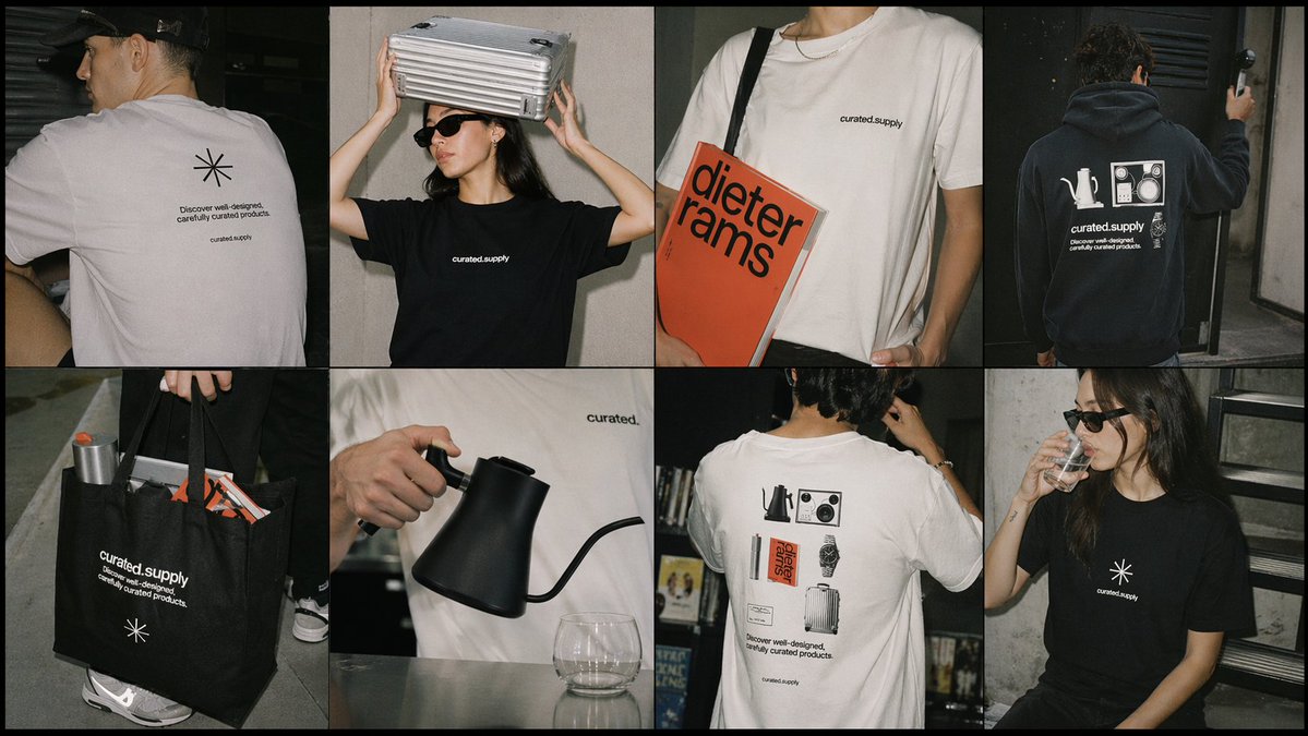 街头服饰周边 Lookbook 网格